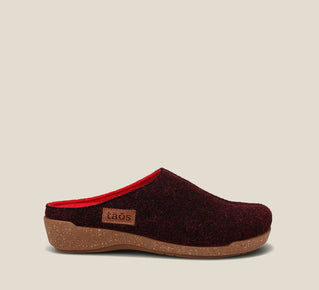 Taos Shoes Women's Woollery-Deep Red - Click Image to Close