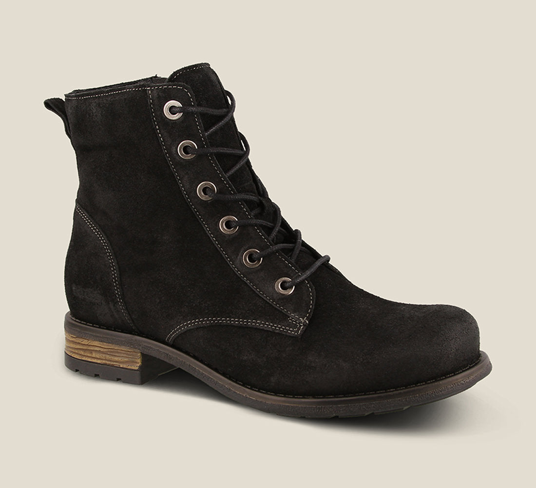 Taos Shoes Women's Boot Camp-Black Rugged