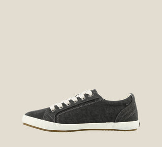 Taos Shoes Women's Star-Charcoal Wash Canvas