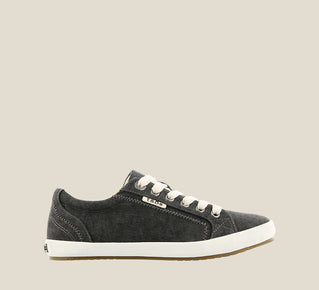 Taos Shoes Women's Star-Charcoal Wash Canvas - Click Image to Close