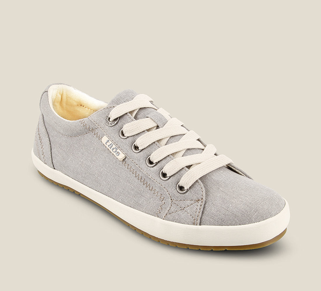 Taos Shoes Women's Star-Grey Wash Canvas