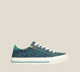 Taos Shoes Women's Z Soul-Teal Floral Multi - Click Image to Close