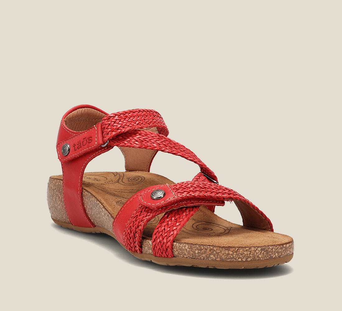 Taos Shoes Women's Trulie-True Red - Click Image to Close