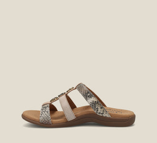 Taos Shoes Women's Prize 4-Taupe Snake Multi