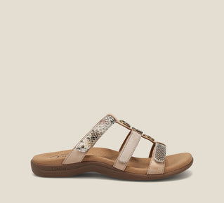 Taos Shoes Women's Prize 4-Taupe Snake Multi