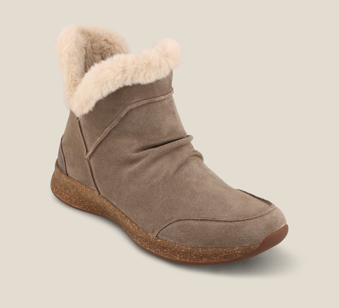 Taos Shoes Women's Future Mid-Dark Taupe Suede